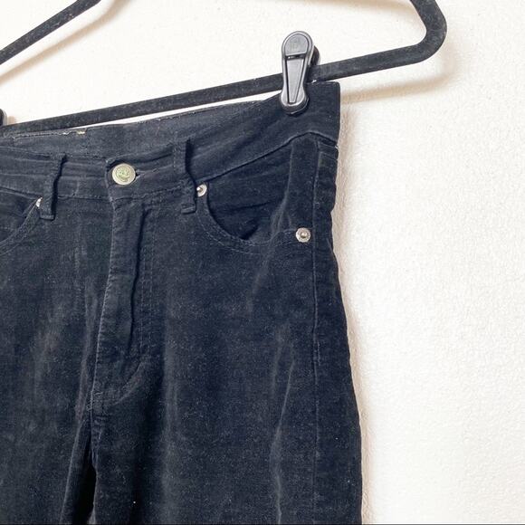 Cheap Monday Velour Skinny Jeans Black Size 26 - Picture 2 of 10